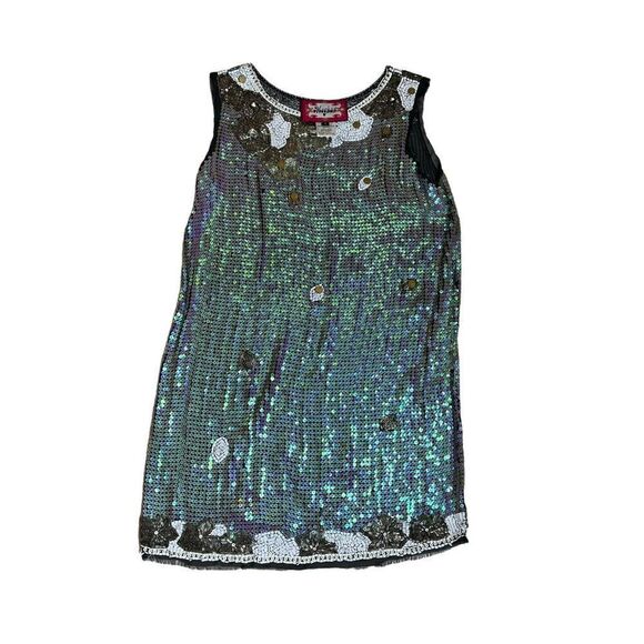 Meghan LA sequined beaded boho dress tunic - Picture 7 of 15